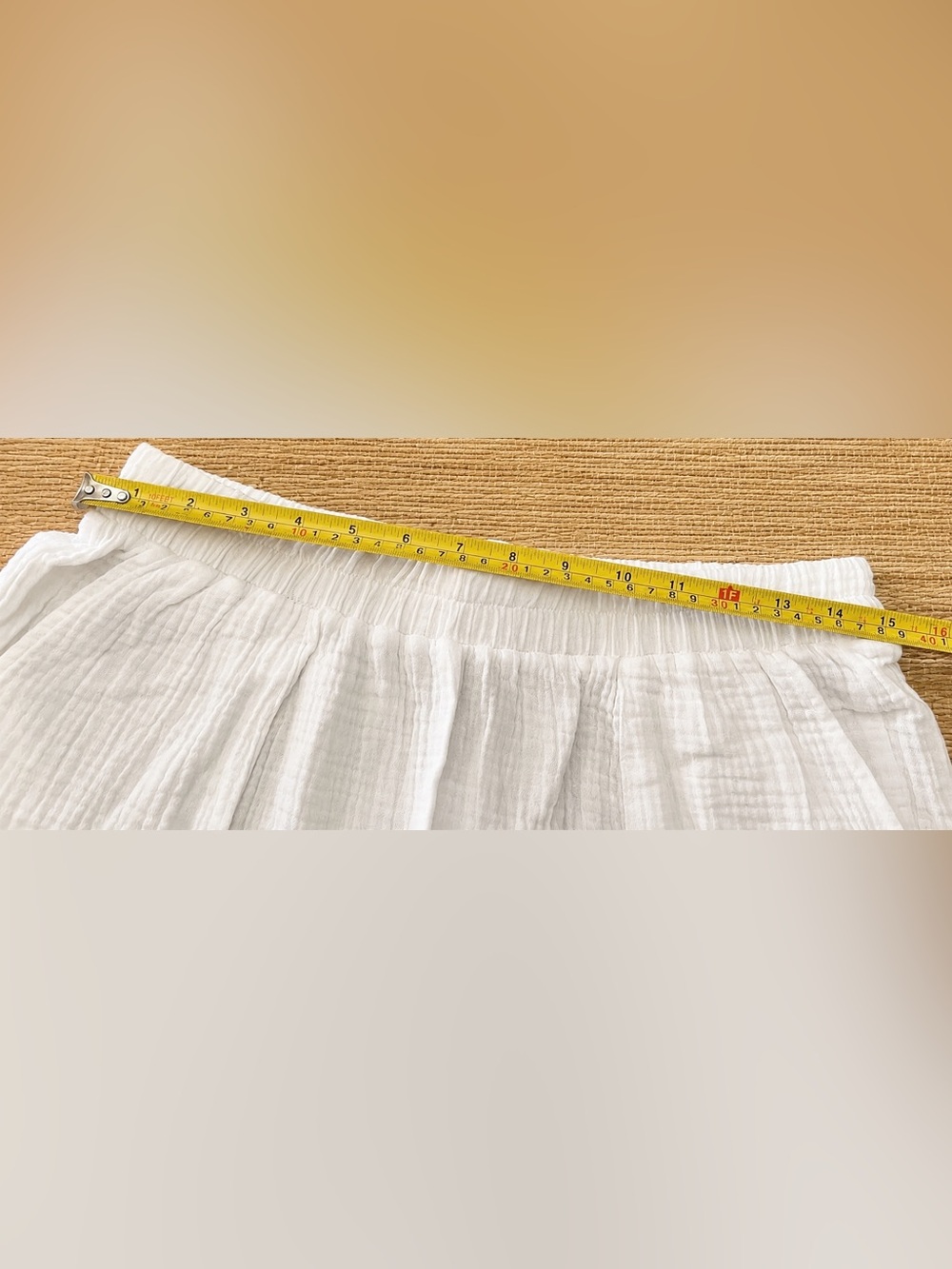 NEW Zenana Wide Leg Cotton Double Gauze Elastic Band Casual Boho Beachy Lounge L - Picture 4 of 9